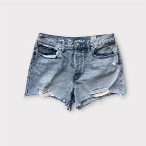 Free People We The Free Distressed Denim Shorts size 31